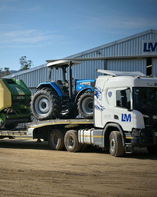 Our expertise and experience lies in moving agricultural implements and vehicles with a fleet of specialised trailers that can accommodate any load